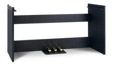 St&auml;nder Stativ Stand Halter f&uuml;r P-60 Stage Piano Zubeh&ouml;r Holz schwarz 3 Pedale