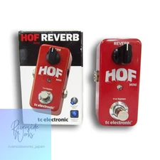 TC Electronic HOF Mini Reverb Effect Pedal Used with Box JP