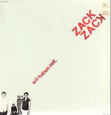 Zack Zack Wir Haben Zeit INSERT INCL. Near Mint Dirty Faces Vinyl LP