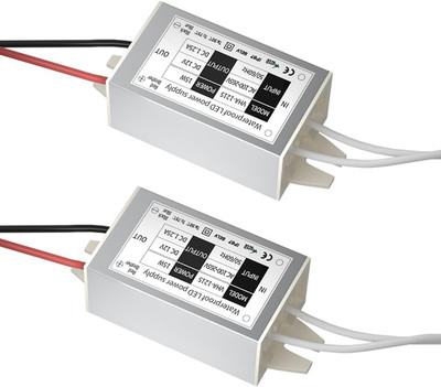 12 Volt LED Power Supply,  15W DC 12V Waterproof IP67 LED Driver Trans