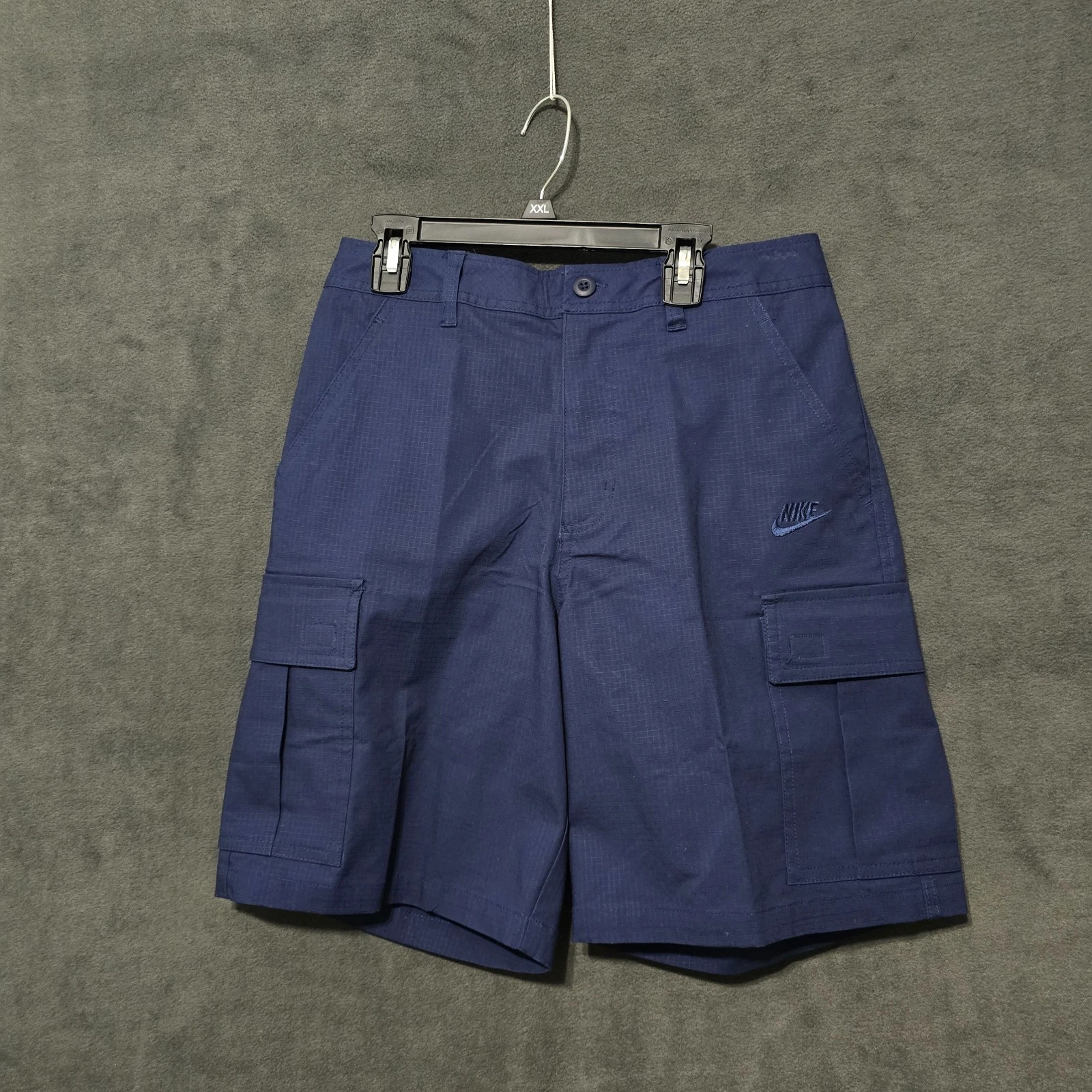 Nike Life Cargo Shorts Mens 28 Midnight Navy Blue Standard Fit Workwear New NWT