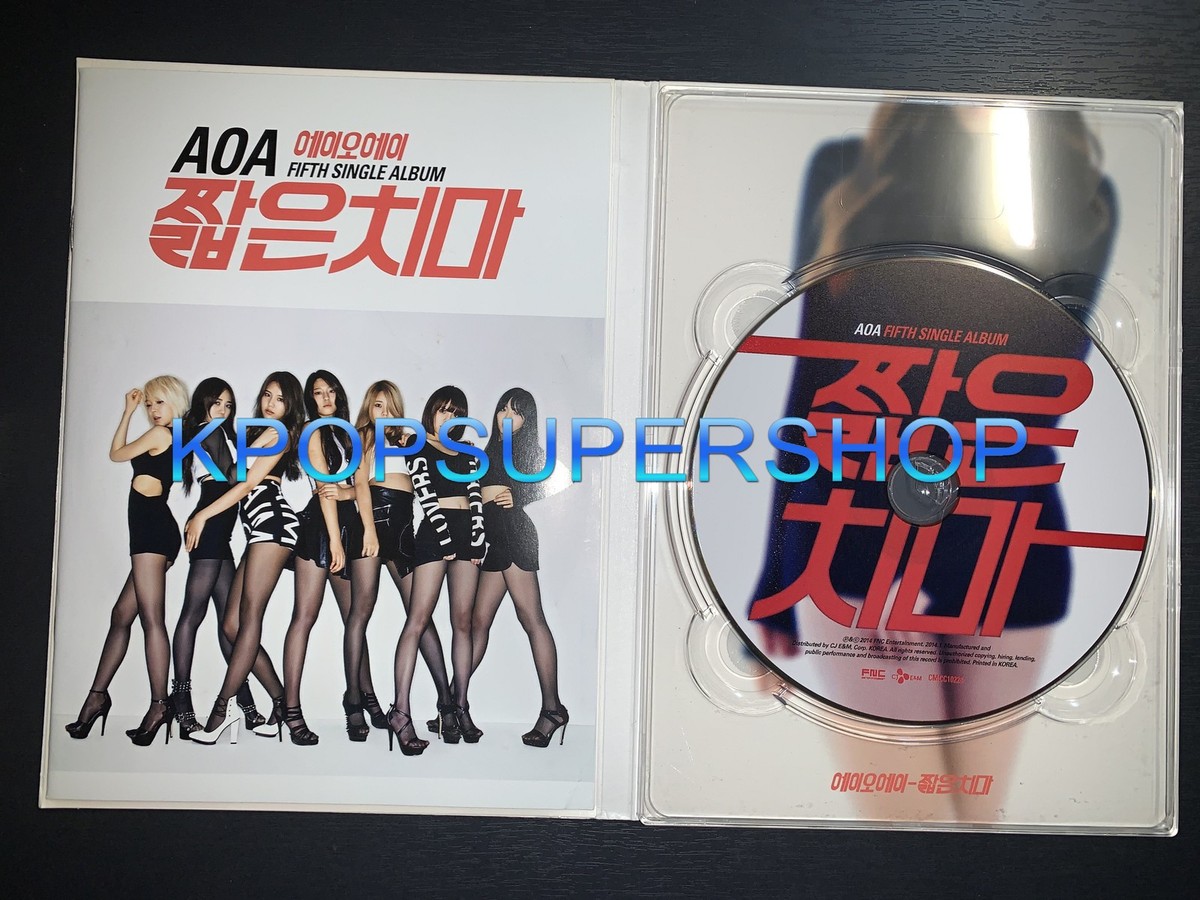 韓国★AOA 5rd Single 短いスカート プロモ用非売品CD AOA 5th Single Album Short Skirt CD Fifth No Photocard