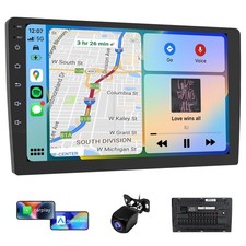 Autoradio 2 DIN con Apple CarPlay/Android Auto Touch screen da 10,1 pollici