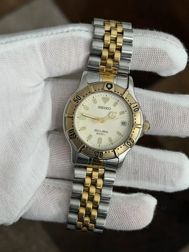 Rare Vintage Seiko Scuba 7N35-6010 Men’s Diver Sports Watch JDM 1990s