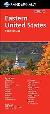 RAND MCNALLY FOLDED MAP: EASTERN UNITED STATES MAP **BRAND NEW**