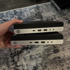 Lot of 2 HP EliteDesk 800 G4Mini i5 8th Vpro Gen 8GB RAM No Storage No AC
