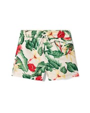 Janie And Jack Recycled Tropical Floral Swim Trunk
