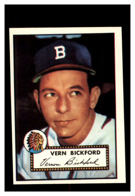 1952 Topps Reprint(1983) #252 Vern Bickford Boston Braves