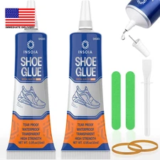 Shoe Glue Sole Repair Kit, Heavy Duty Shoe Adhesive, Waterproof, Flexible, Clear