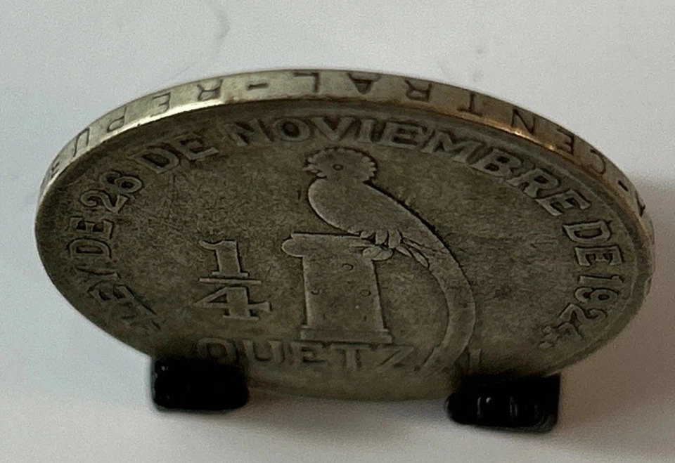 1926 guatemala 1/4 quetzal - Image 3 of 4