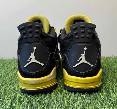 Nike Air Jordan 4 IV Retro GS Thunder 2023 Yellow Size 6y 6