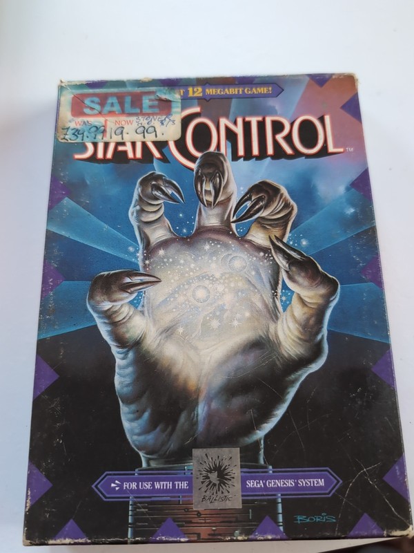 Sega Mega Drive Genesis Star Control Complete in Box, Lovely Condition