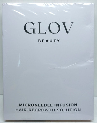 Glov Beauty Microneedle Infusion Hair Regrowth Solution 12 Vial Set New Sealed