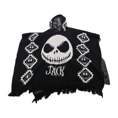 The Night Mare Before Christmas Poncho. Unisex Made In Ecuador