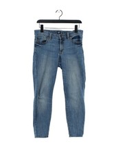 Gap Denim Women's Jeans W 28 in Blue Cotton with Polyester, Spandex Jegging