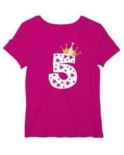 T-Shirt Mädchen Geburtstag 5 Jahre Aufdruck ...