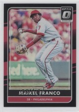 2016 Panini Donruss Optic Black 13/25 Maikel Franco #140 0g4