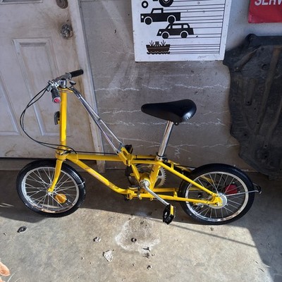 【値下】美品「DAHON ダホン FOLDER」ビンテージ 16インチ Vintage Dahon 5 Speed Folding Bike Bicycle 16” Tires Disc Brakes