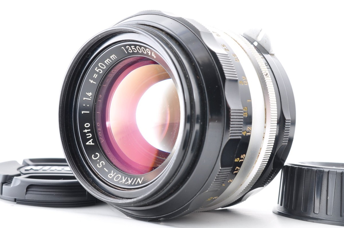 Nikon NIKKOR-S C Auto 50mm f/1.4 MF Lens [Exc+5] Clean Optics From