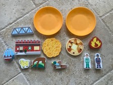 Melissa Doug Wooden/Plastic Replacement Play Set Pieces Lot of 13 See pics