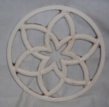 Cast Iron Saucepan stand cooker White Antique 20 x 2 x 1 cm