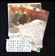 Embroidery Designs Card #3 -Quilt & Country For Husqvarna Viking #1+