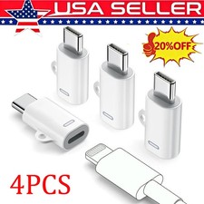 4x For iPhone 17/16/15Pro Plus Max Type-C Male to 8-Pin Female Adapter Converter