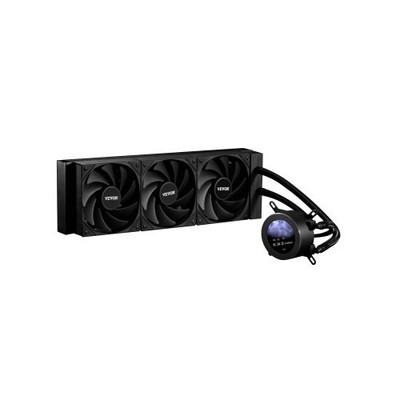 CPU Liquid Cooler, AIO CPU Water Cooler - 3 x 120mm PWN Fans, Pump & 2.1'' LCD D