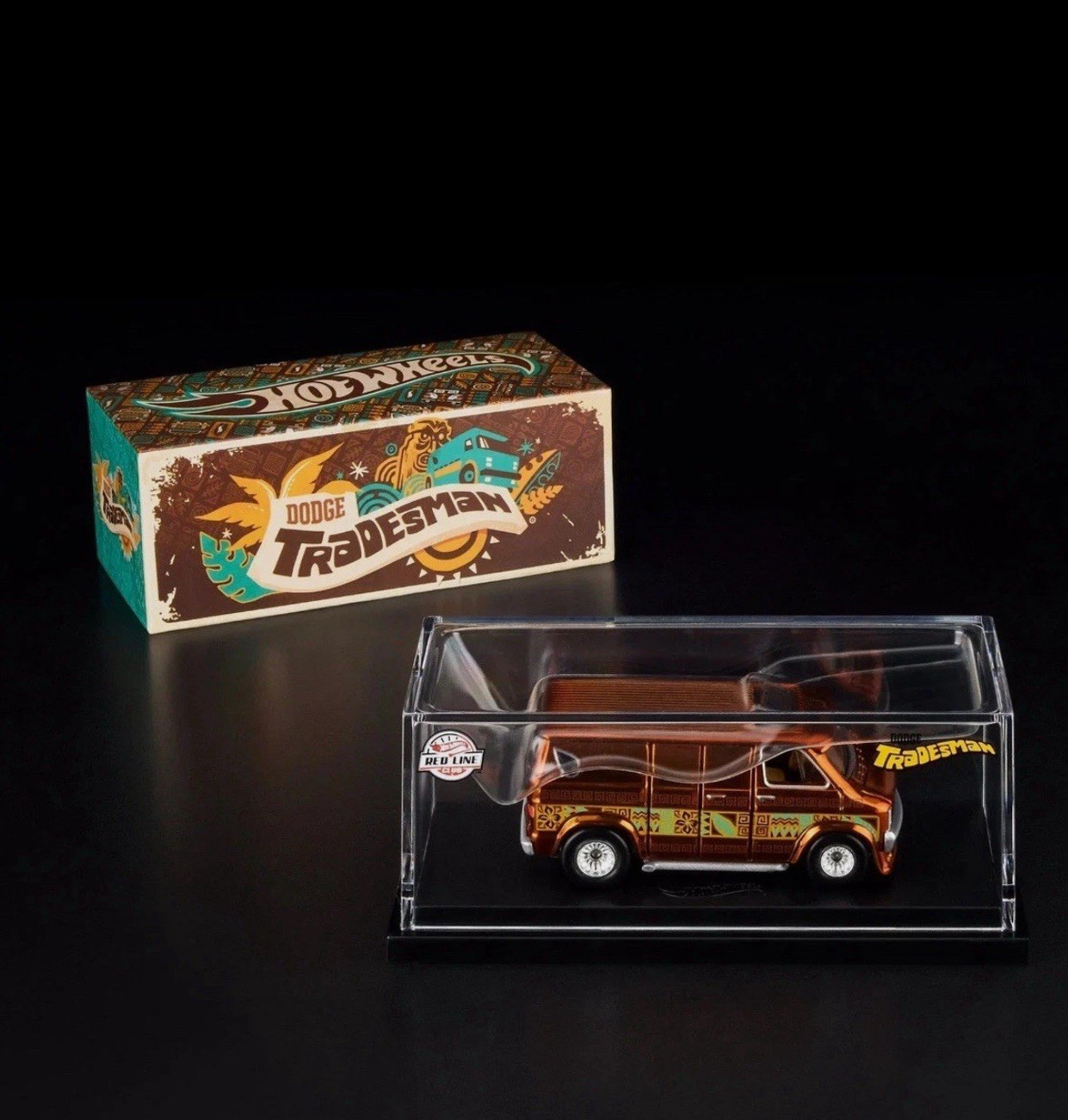 hot wheels 2023 RLC Exclusive 70s Dodge Tradesman Van ORANGE 