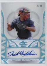 2024 Leaf Trinity Clear Auto Platinum 8/49 Drake Baldwin #CA-DB1