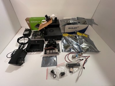 nvidia jetson nano developer kit (3 boards 4gb 2gb & 2gb) and 3 basler cameras