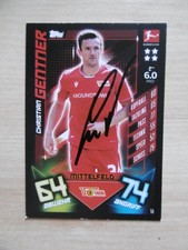 Christian Gentner autograph signed TC Topps Bundesliga "Union Berlin"