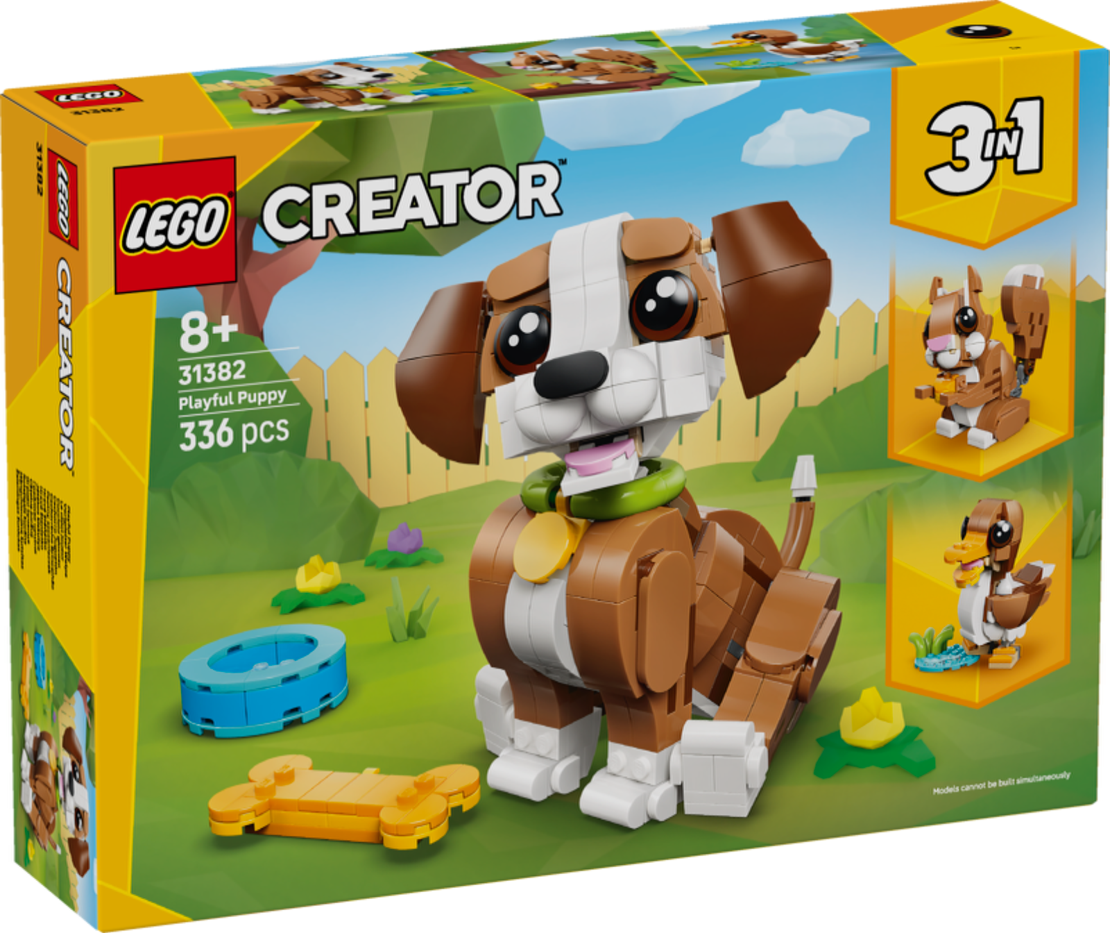 LEGO® Creator 31382 Niedliche Tiere: Verspielter Welpe Hund