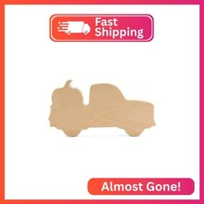 Chunky Pumpkin Truck Wood Cutout for Crafts 4...