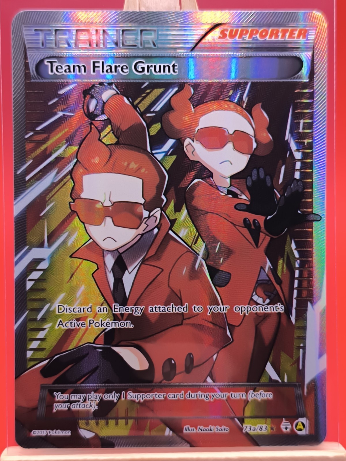 Team Flare Grunt 73A/83 Generations Full Art Ultra Rare Pokemon Card