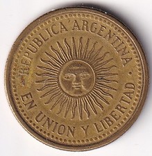 ARGENTINA 1992 KM#107 10 centavos -Arms of the Republic-R#397D  circulated
