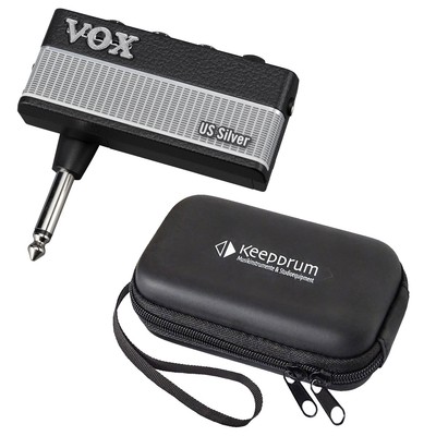 Vox AP3-US amPlug 3 Kopfhörer-Verstärker für Gitarre US Silver mit Tasche