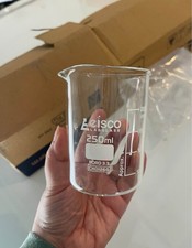 250 ml glass beakers x9 