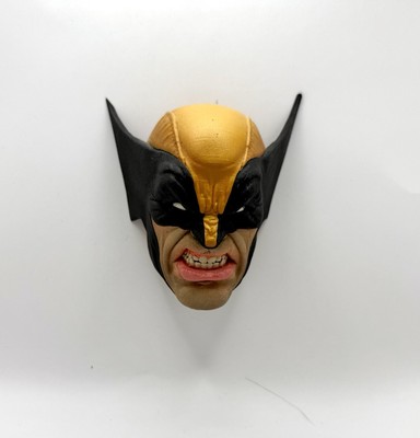 Hand-Painted 3D Resin Fridge Magnet | Wolverine Inspired Art