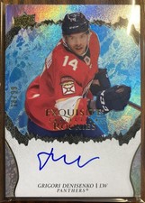 2021-22 Exquisite Collection Rookie Signatures Gold #R-GD Grigori Denisenko RC