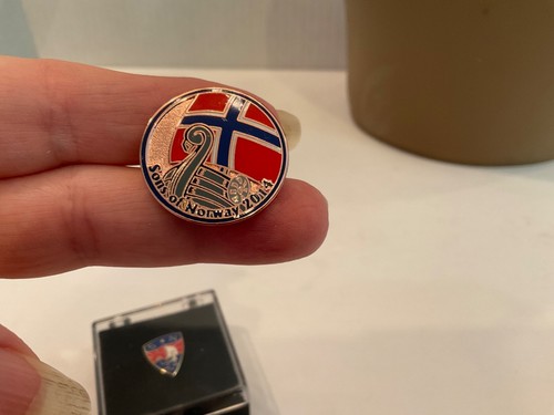 Lot de 8 épingles drapeau fils de Norvège /Diverses Norvège - Photo 6/6