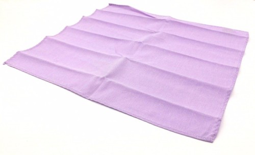 $95 Bloomingdales Men Solid Light Purple Handkerchief Dress Casual Pocket Square - 第 3/4 張圖片