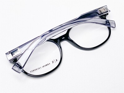 NEW Armani Exchange AX3040 8207 Womens Black Oval Eyeglasses  display picture 3