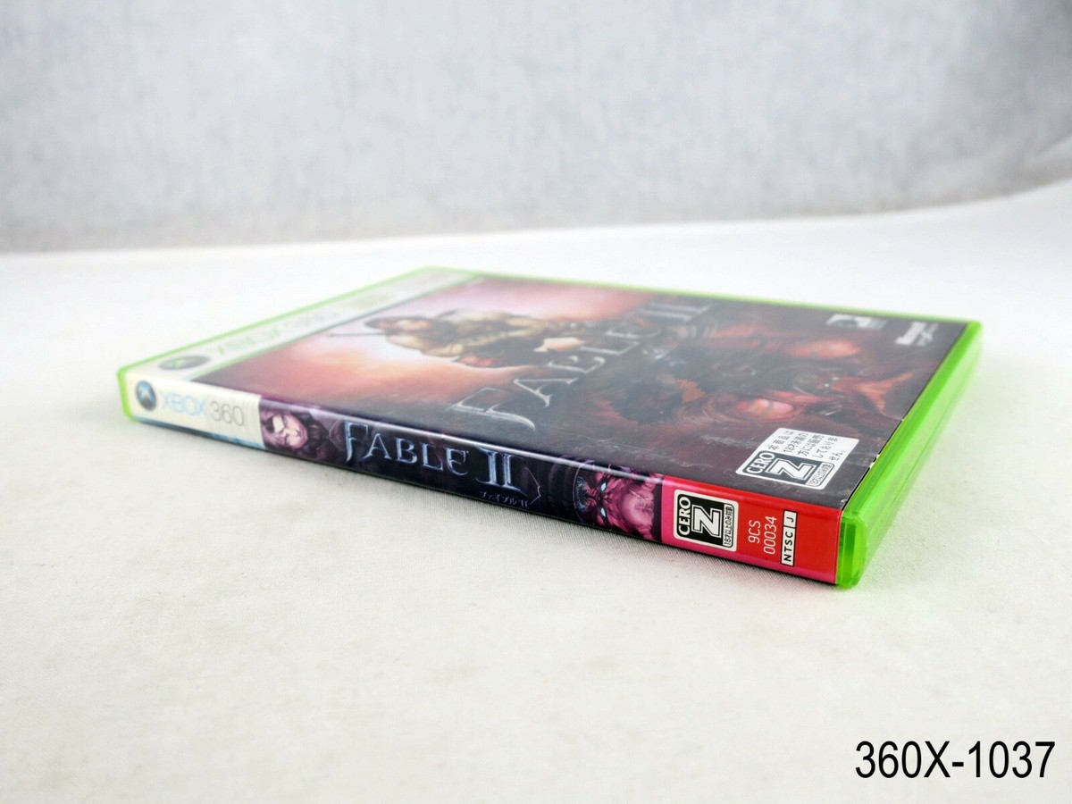 Fable 2 Xbox 360 Japanese Import JP Text, Japan JP Region Locked