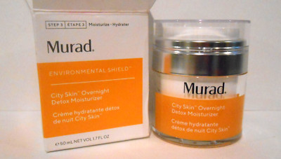 Murad Environmental Shield City Skin Overnight Detox Moisturizer - 1.7oz NEW