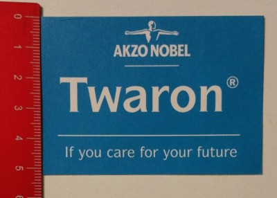 Aufkleber/Sticker: Akzo Nobel - Twaron - If you care for your future (020417123)
