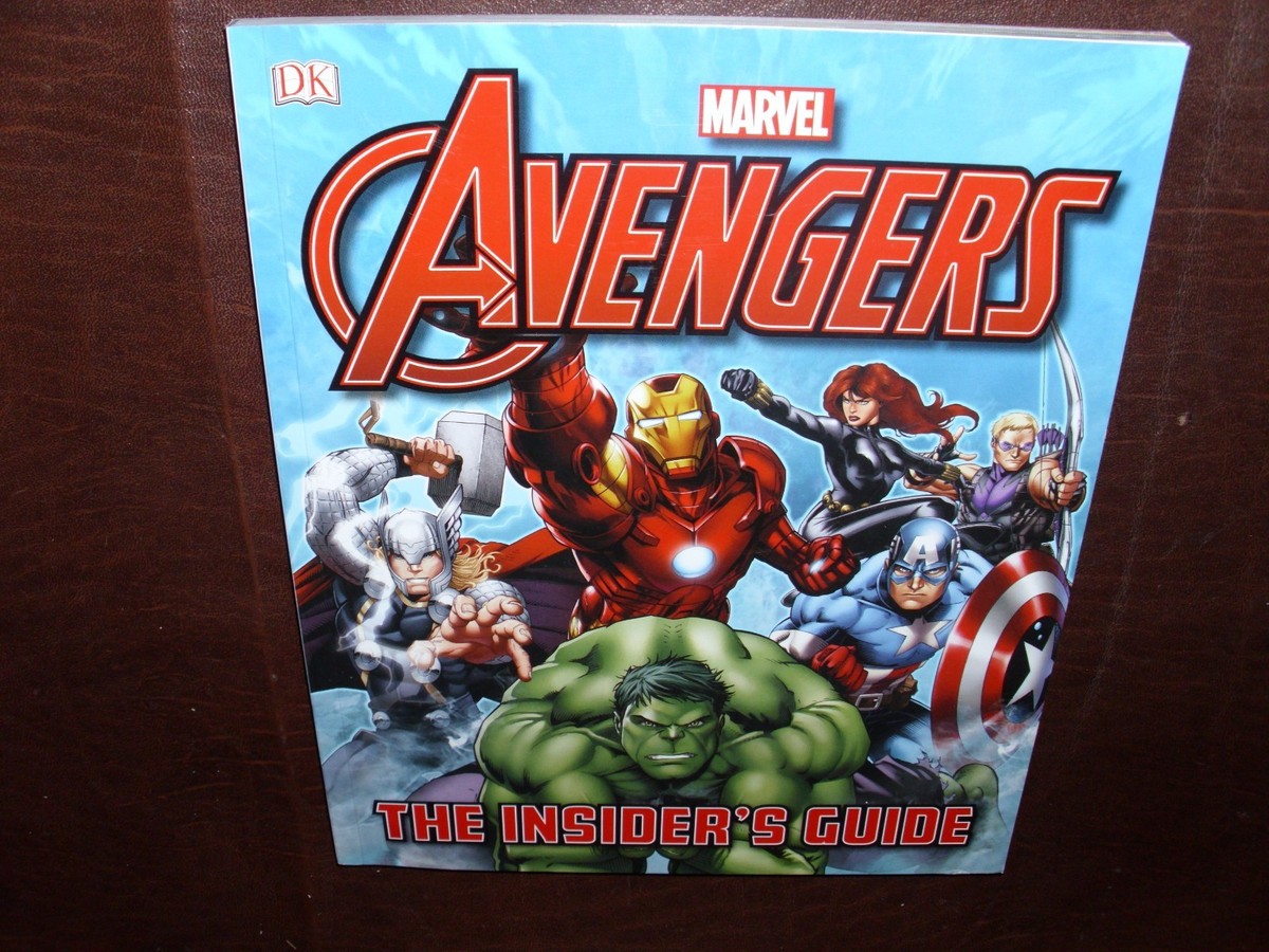 Marvel Avengers Insiders Guide Captain America Thor Hulk Rare Iron