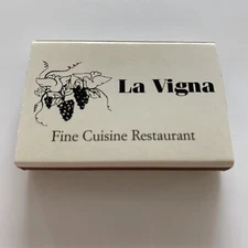 Full Matchbox - La Vigna Restaurant - Little Falls, New Jersey