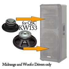 Celestion Replacement 15" Woofer and 6.5" Midrange Driver for QSC KW153