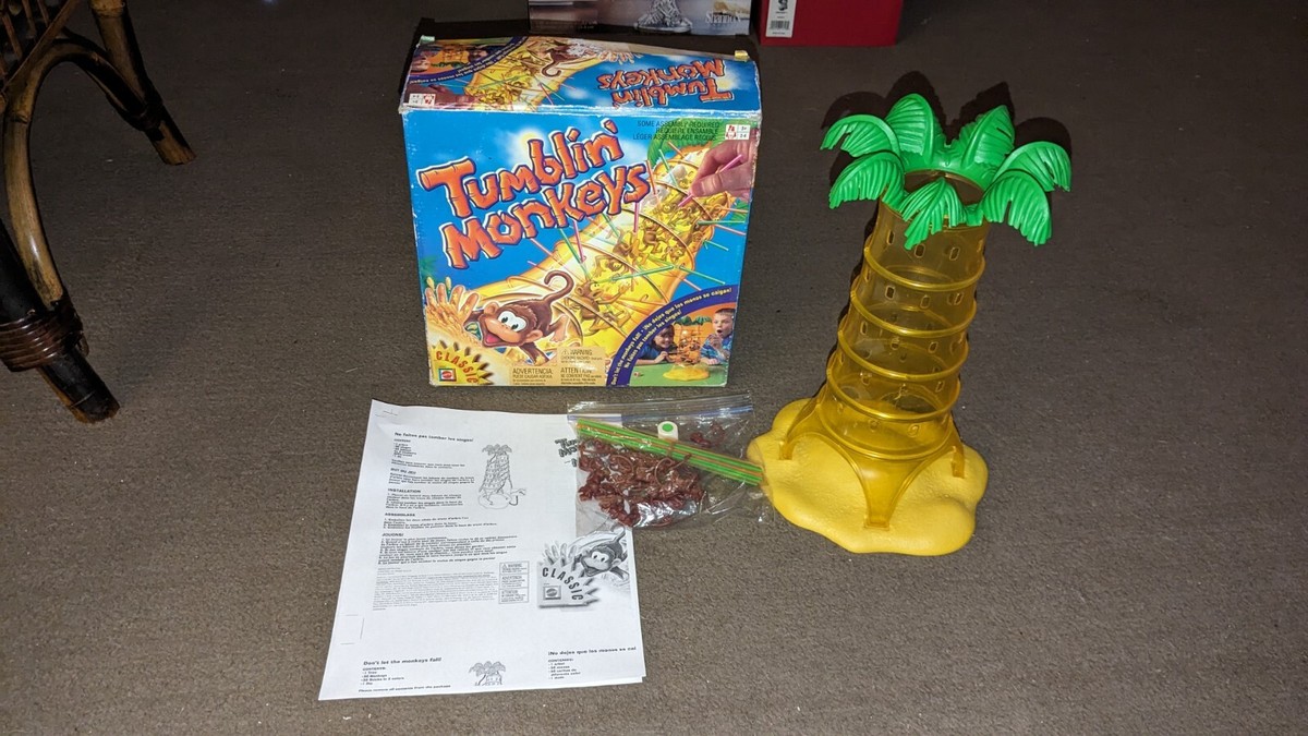 Mattel 2002 Tumblin' Monkeys Game Not Complete Missing 4 Monkeys